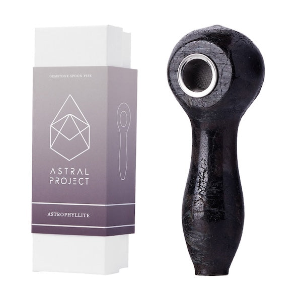 Astral Project Gemstone Spoon Pipe (8 styles)