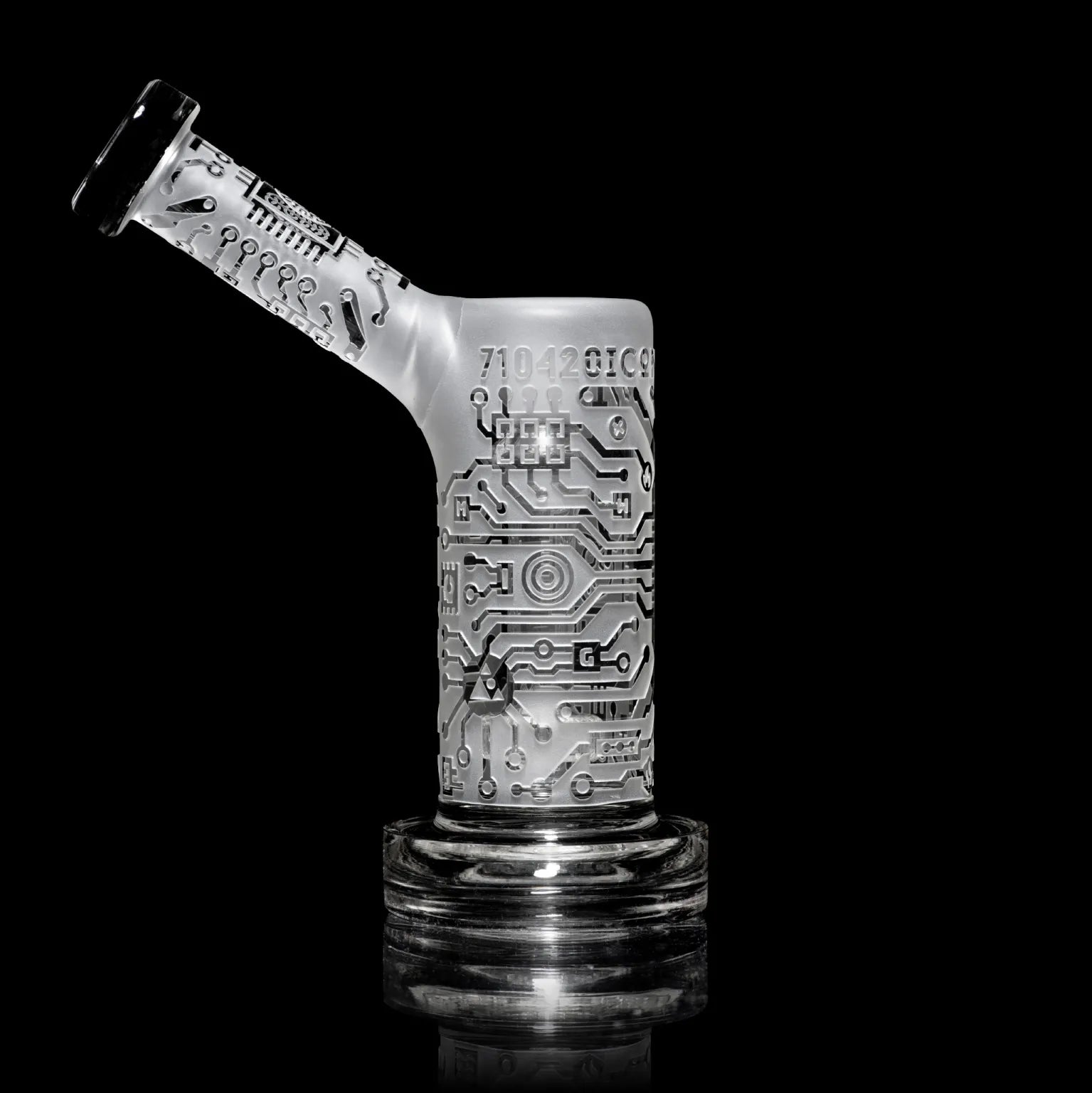 Milky Way Glass - Circuitboard Dab Rig (6")