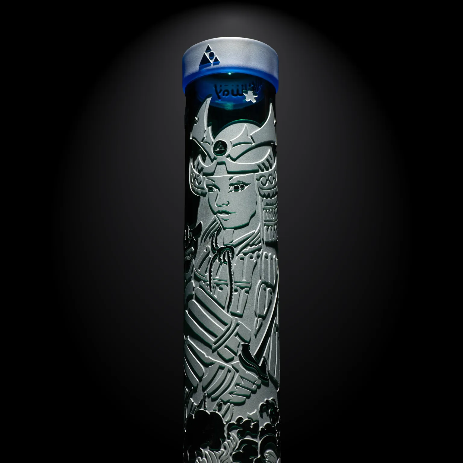 Milky Way Glass - Femme Samurai Beaker - Teal (16")