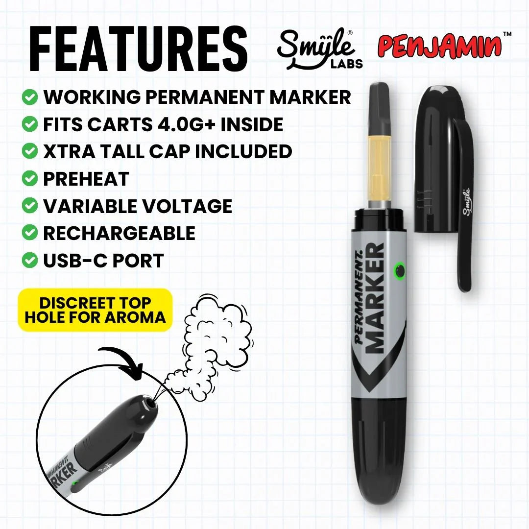 Smyle - Permanent Marker 510 Cart Battery