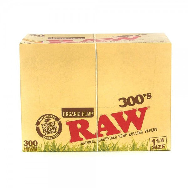 RAW - Organic 1 1/4 Natural Papers 300s (40 packs)