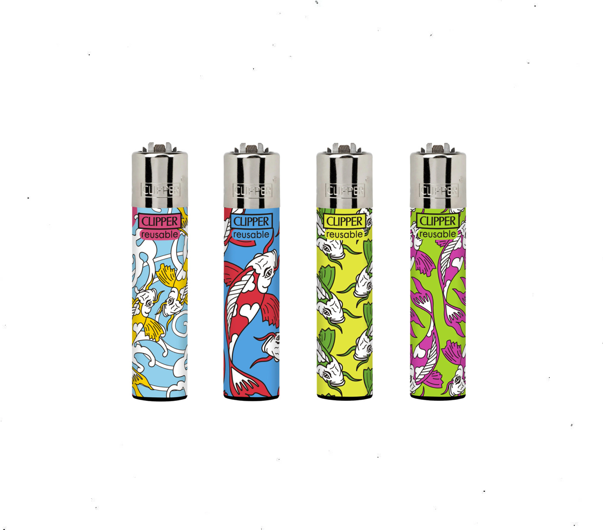 Clipper Lighters - Koi Fish (48pcs + 5 Free Lighters)