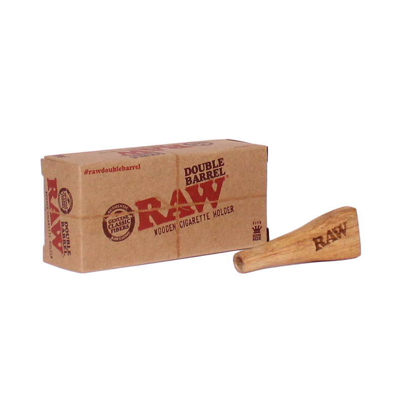 RAW - King Size Double Barrel Wooden Holder