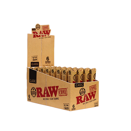 RAW - 1 1/4 Classic Pre-Roll Cone (6ct)