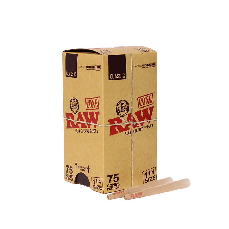 RAW - 1 1/4 Classic Pre-Roll Cone (75 Pack)