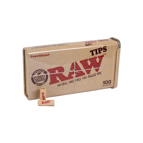 RAW - Pre Rolled Tips in Tin (6 pack)