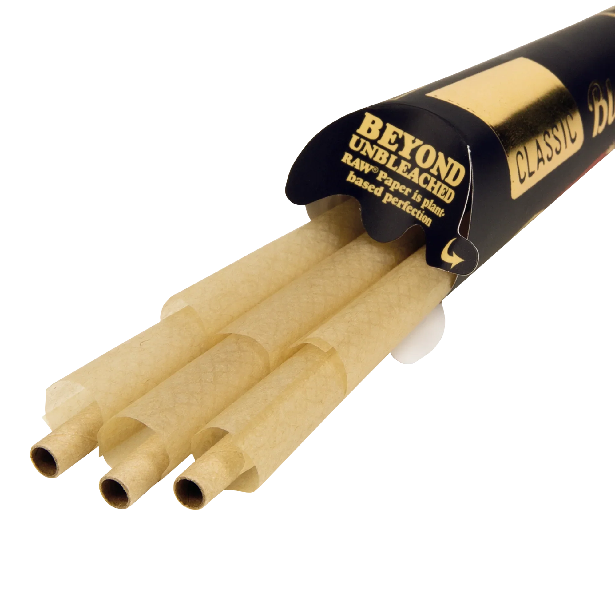 RAW - Black King Size Classic Pre-Roll Cone (3ct)